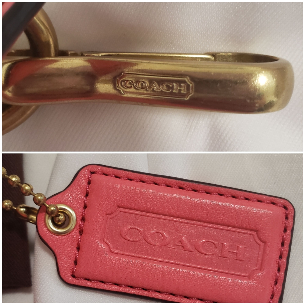 COACH 21224 Madison Isabelle Coral Leather Shoulder Bag - Picture 11 of 11